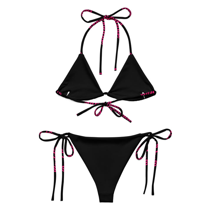 Black Hot String Woman Bikini