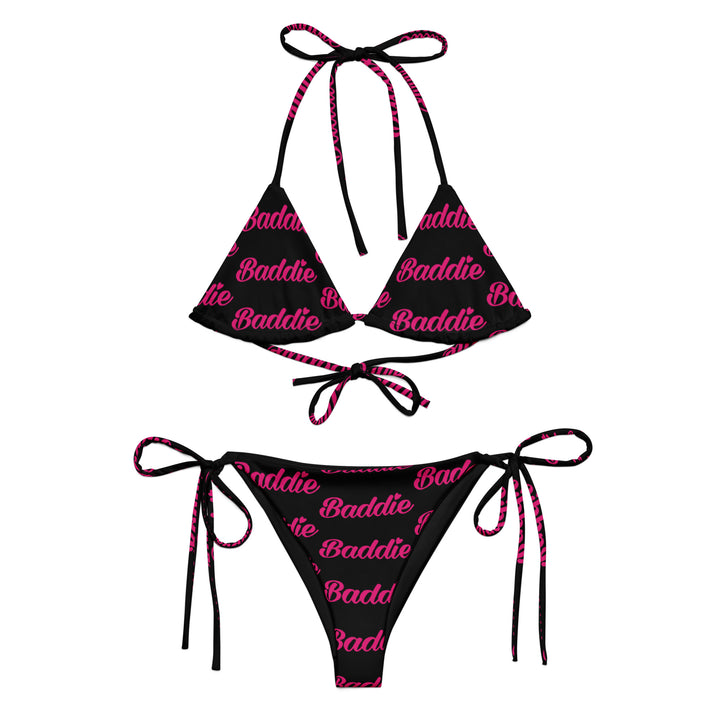 Black Hot String Woman Bikini