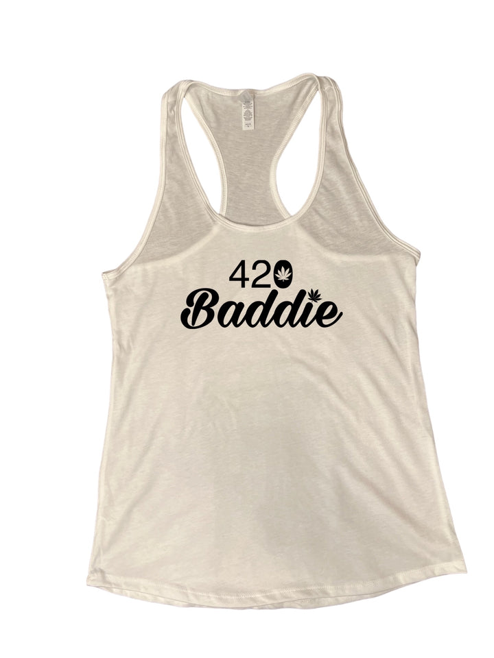 Certified Baddie Club 420 Baddie w/Cannabis Leaf Tank Top