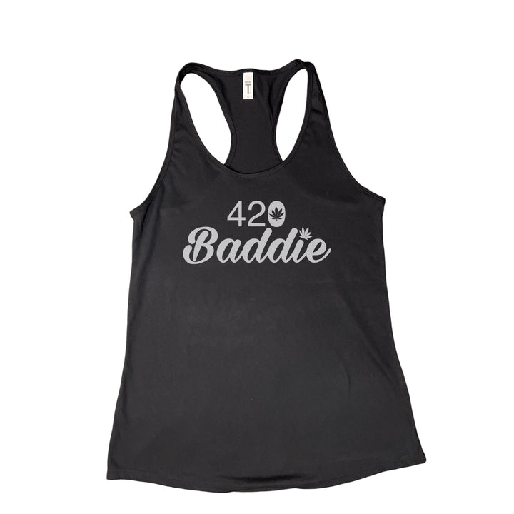 Certified Baddie Club 420 Baddie w/Cannabis Leaf Tank Top