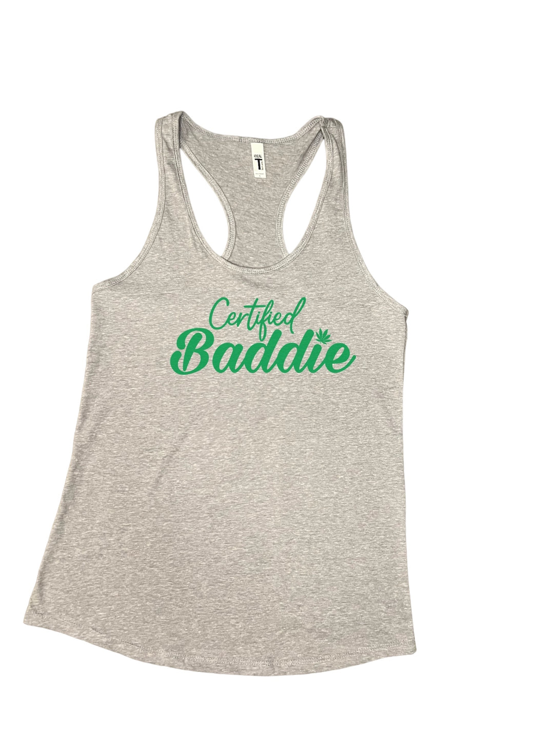 Certified Baddie Club Certified Baddie w/Cannabis Leaf Tank Top