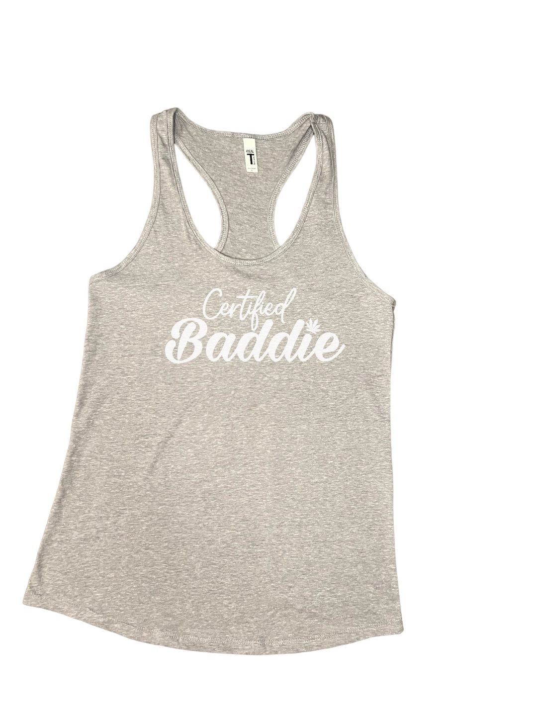 Certified Baddie Club Certified Baddie w/Cannabis Leaf Tank Top