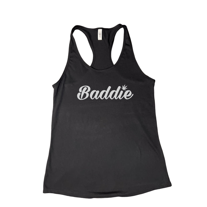 Certified Baddie Club Baddie w/Cannabis Leaf Tank Top