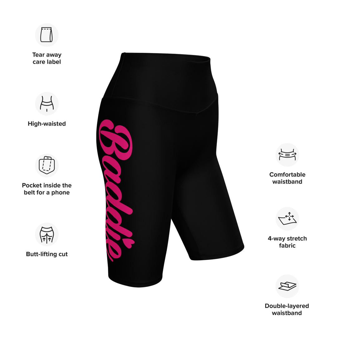 Baddie Biker Shorts (Pink Print)