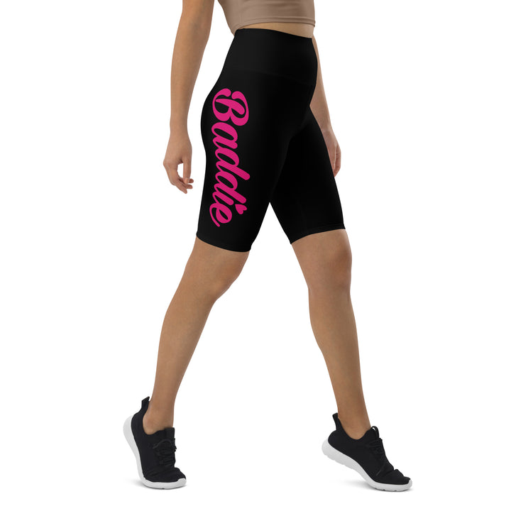 Baddie Biker Shorts (Pink Print)