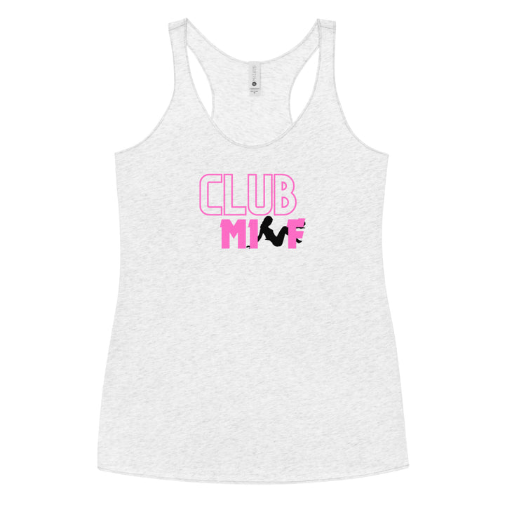 Club Milf w/ icon Women's Racerback Tank