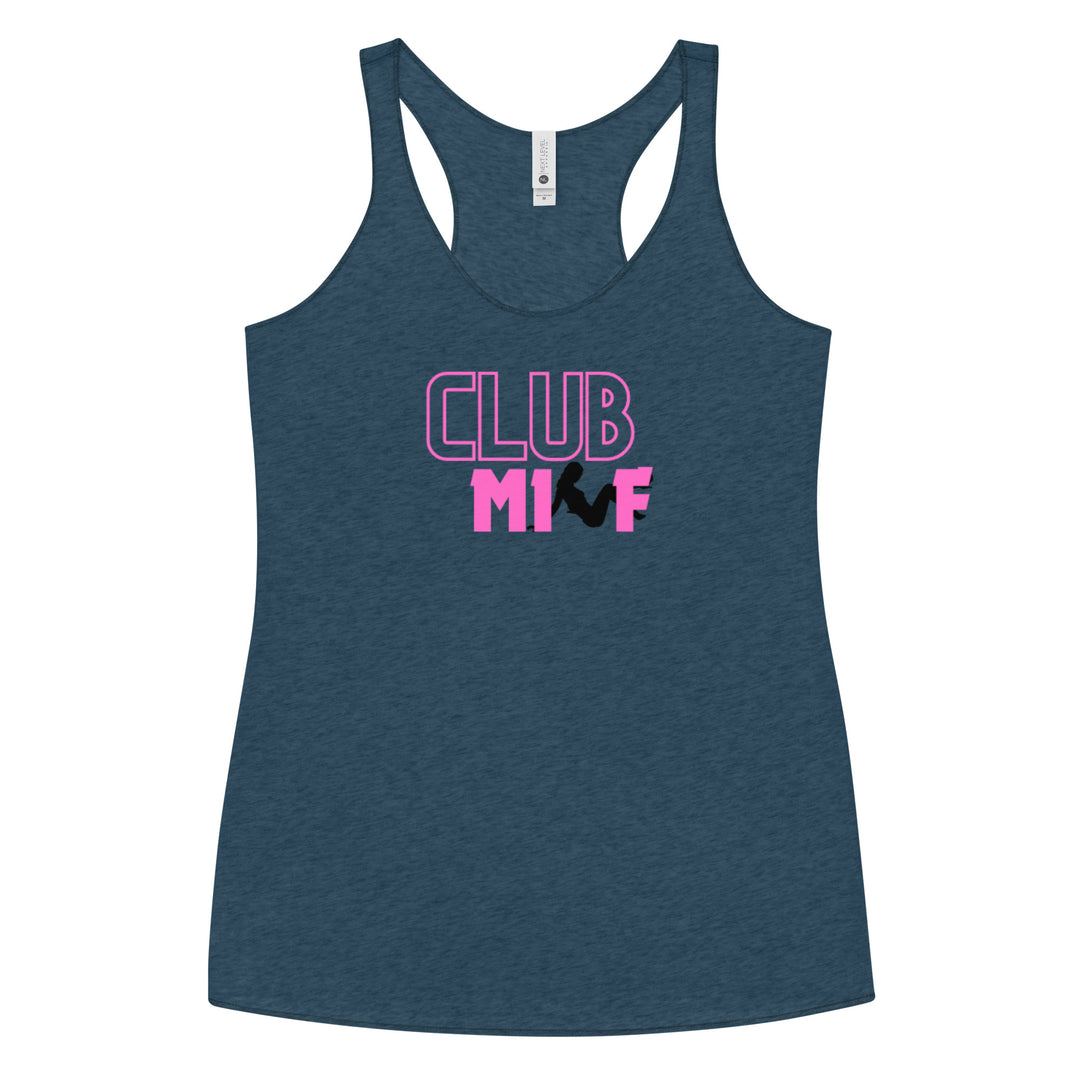 Club Milf w/ icon Women's Racerback Tank