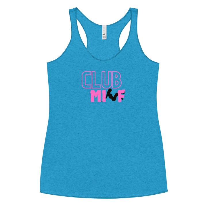 Club Milf w/ icon Women's Racerback Tank