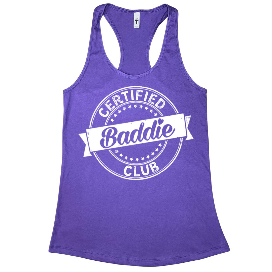 Certified Baddie Club Stamp Tank Top